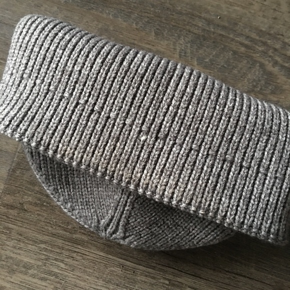 Chanel Gray Knit Beanie